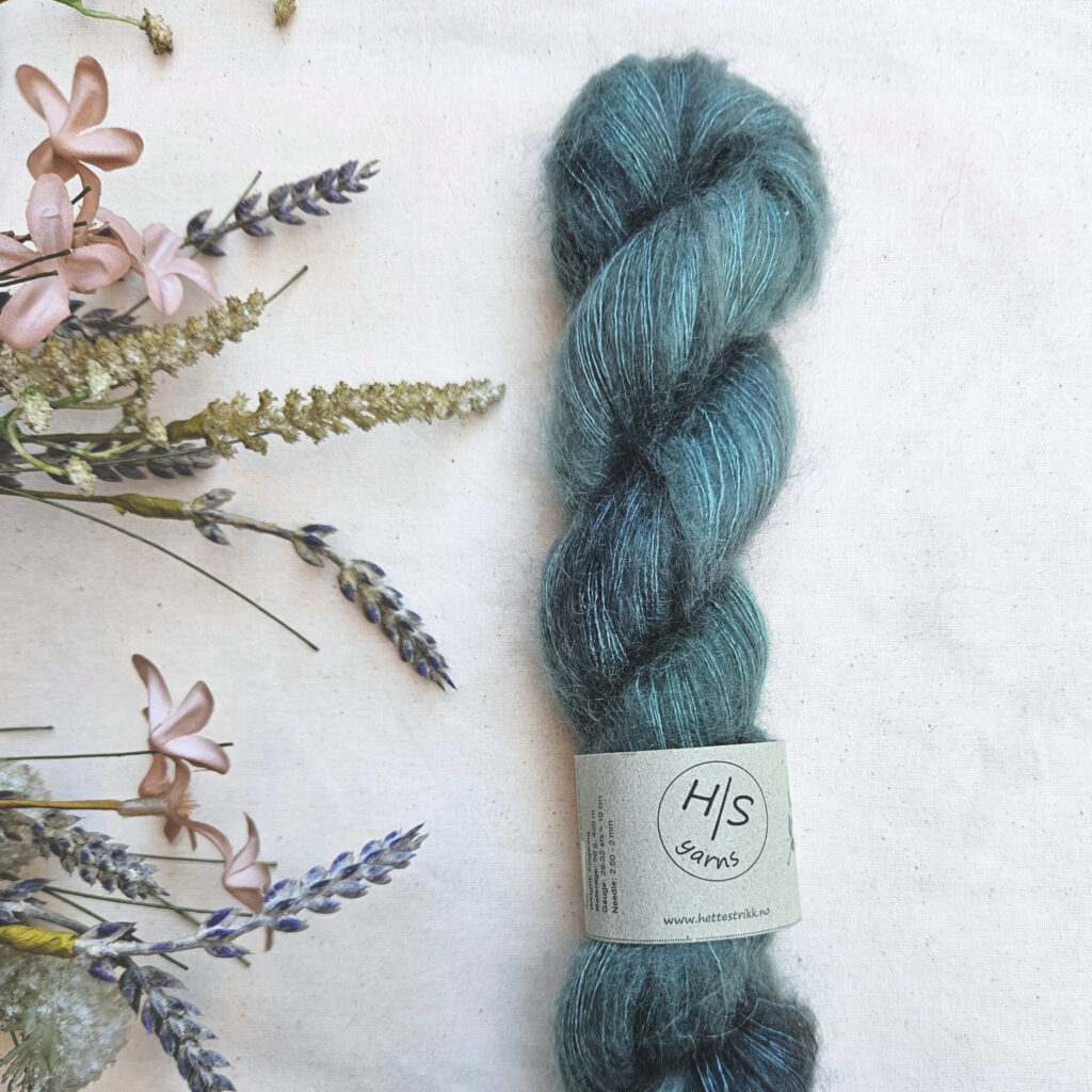 Hettestrikk - Håndfarget Silk Mohair - Bilde 6