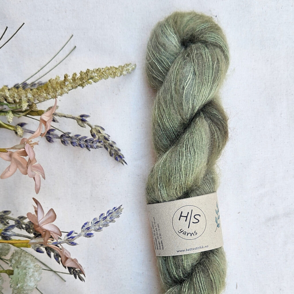 Hettestrikk - Håndfarget Silk Mohair - Bilde 8
