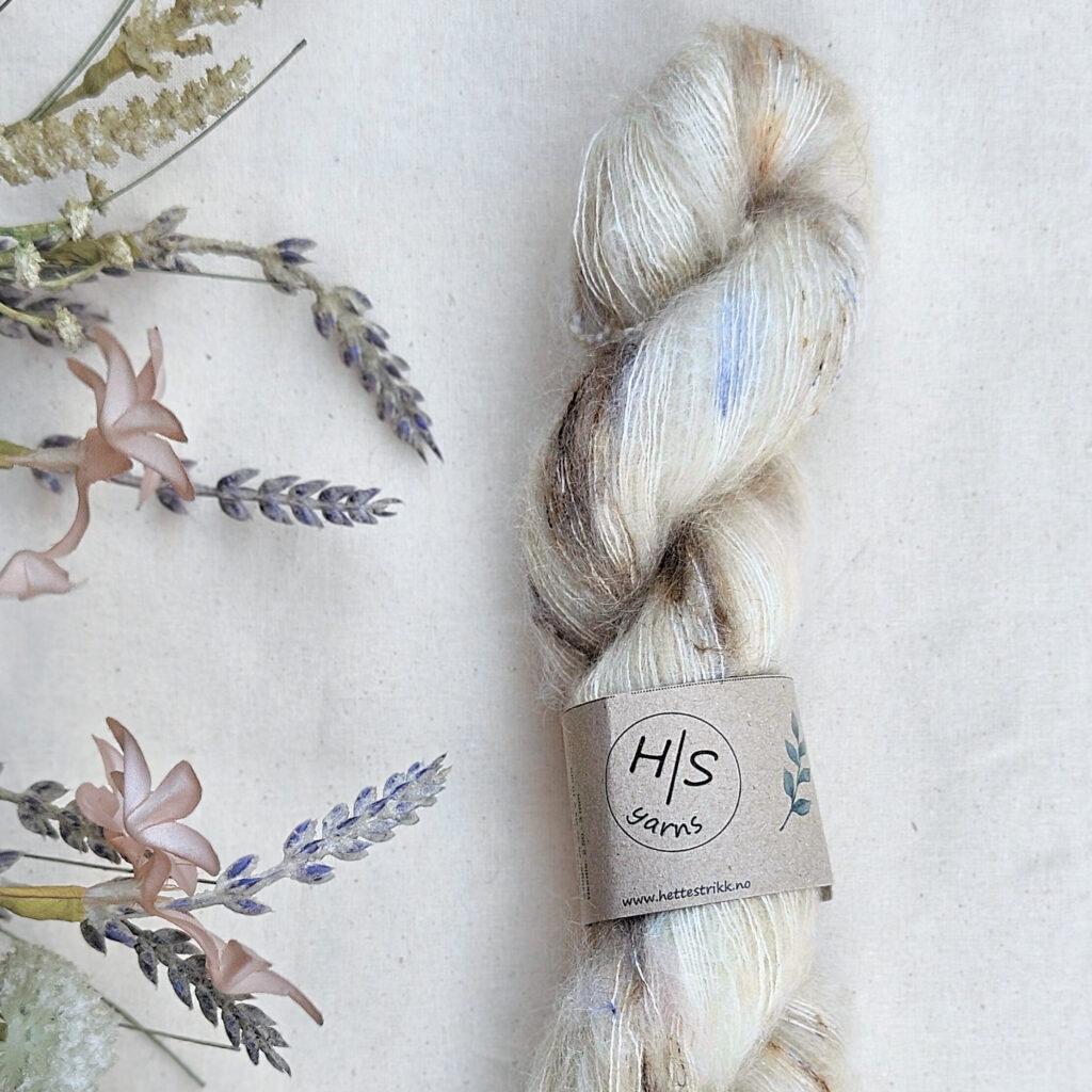 Hettestrikk - Håndfarget Silk Mohair - Bilde 7