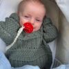 Ingrid Sweater Baby av PetiteKnit - Bilde 3