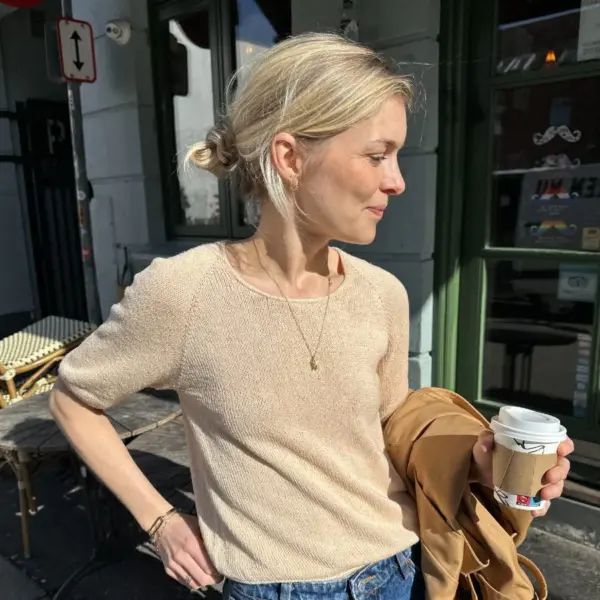 Cumulus Tee O-neck av PetiteKnit