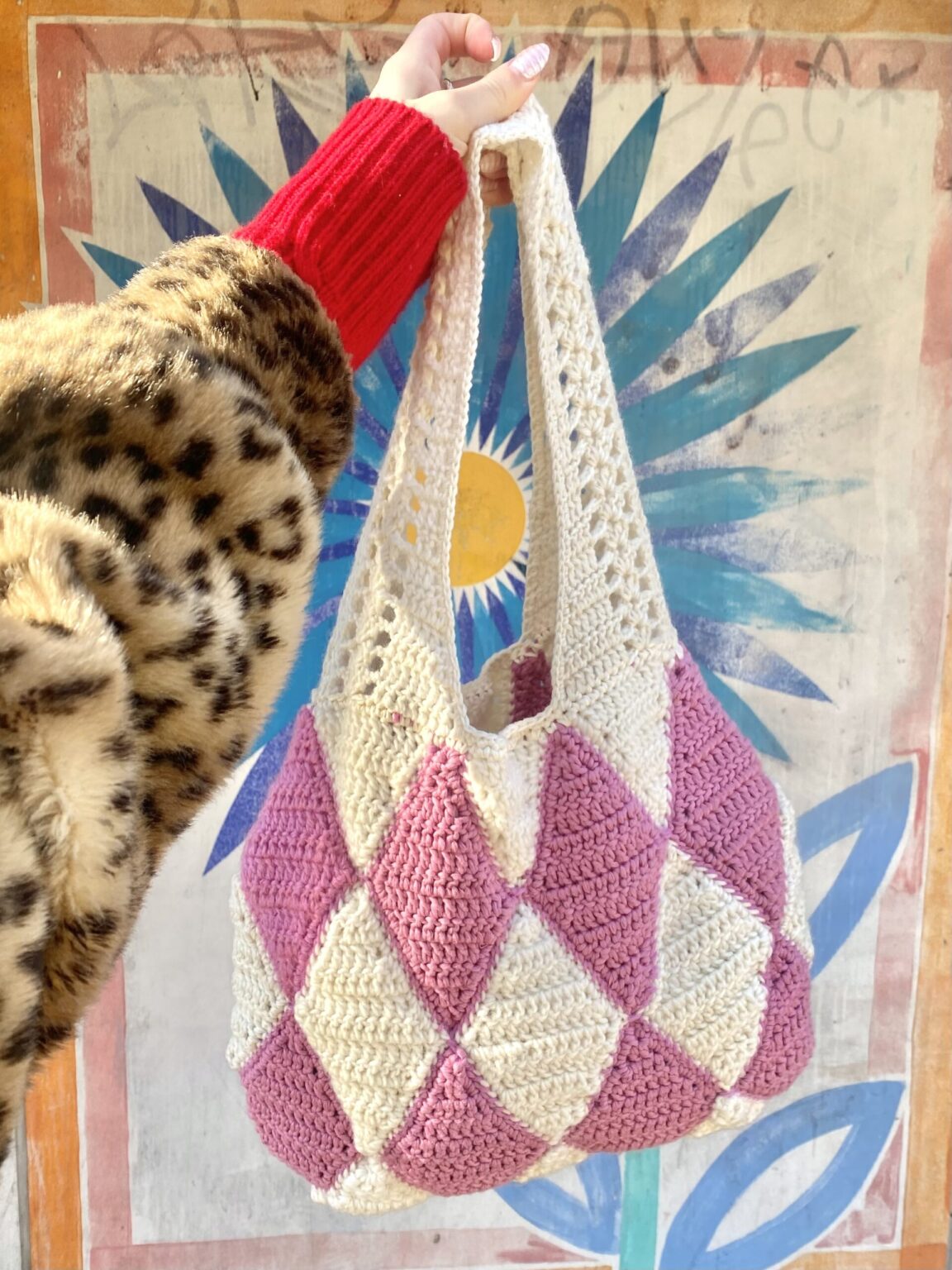 Harlequin Taske av Rose Svane