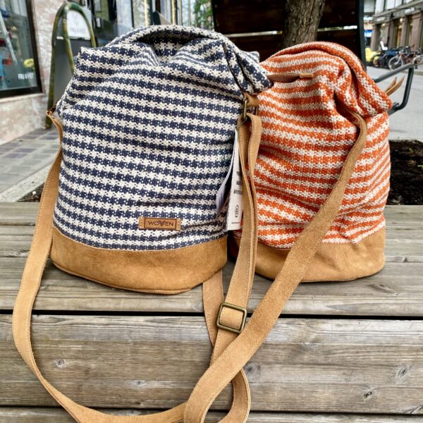 Woven Strikkebag/skulderveske