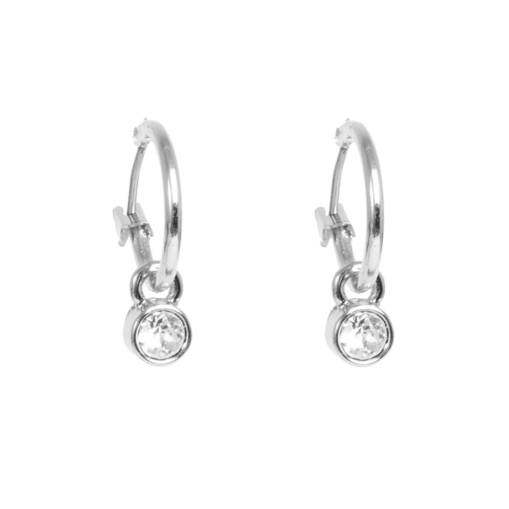 Ørering med Swarovski anheng - Bilde 7