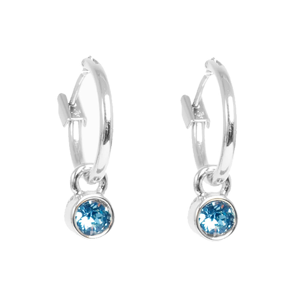 Ørering med Swarovski anheng - Bilde 4