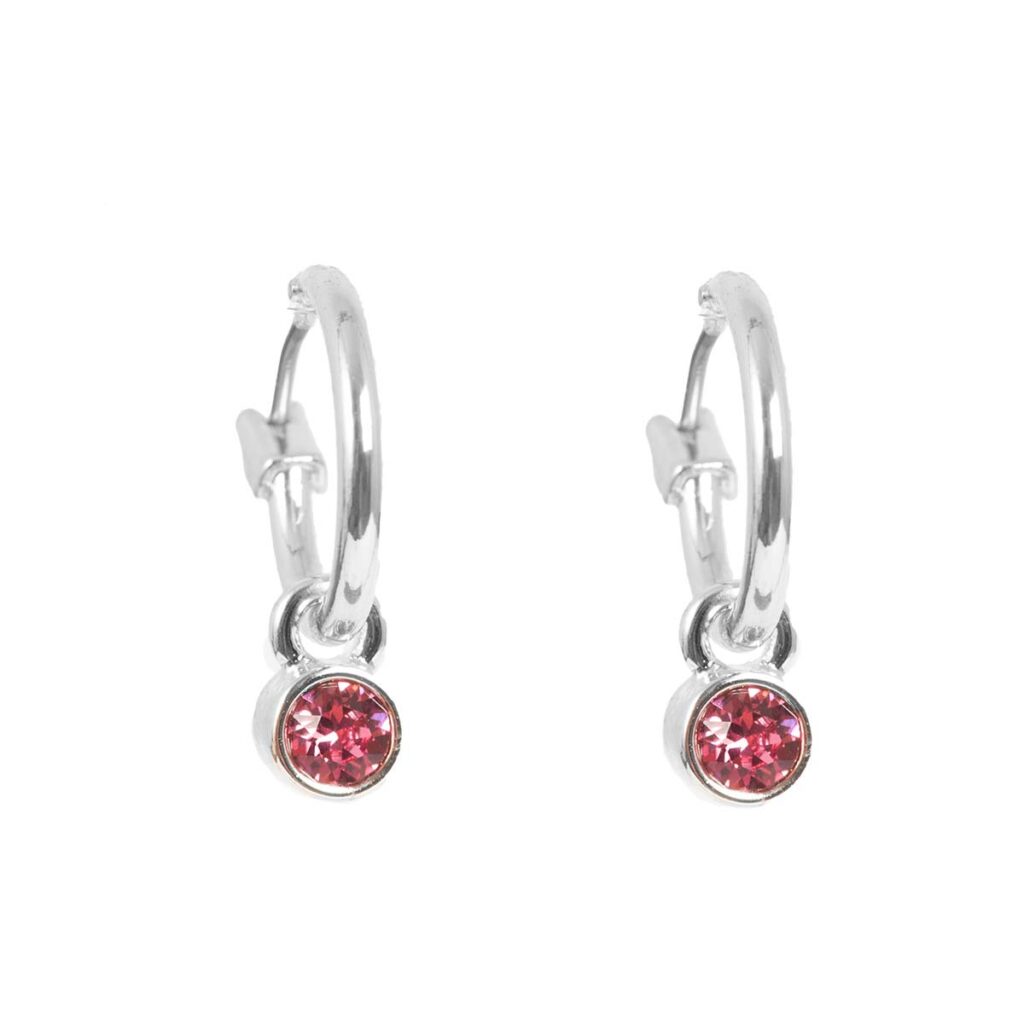 Ørering med Swarovski anheng - Bilde 8