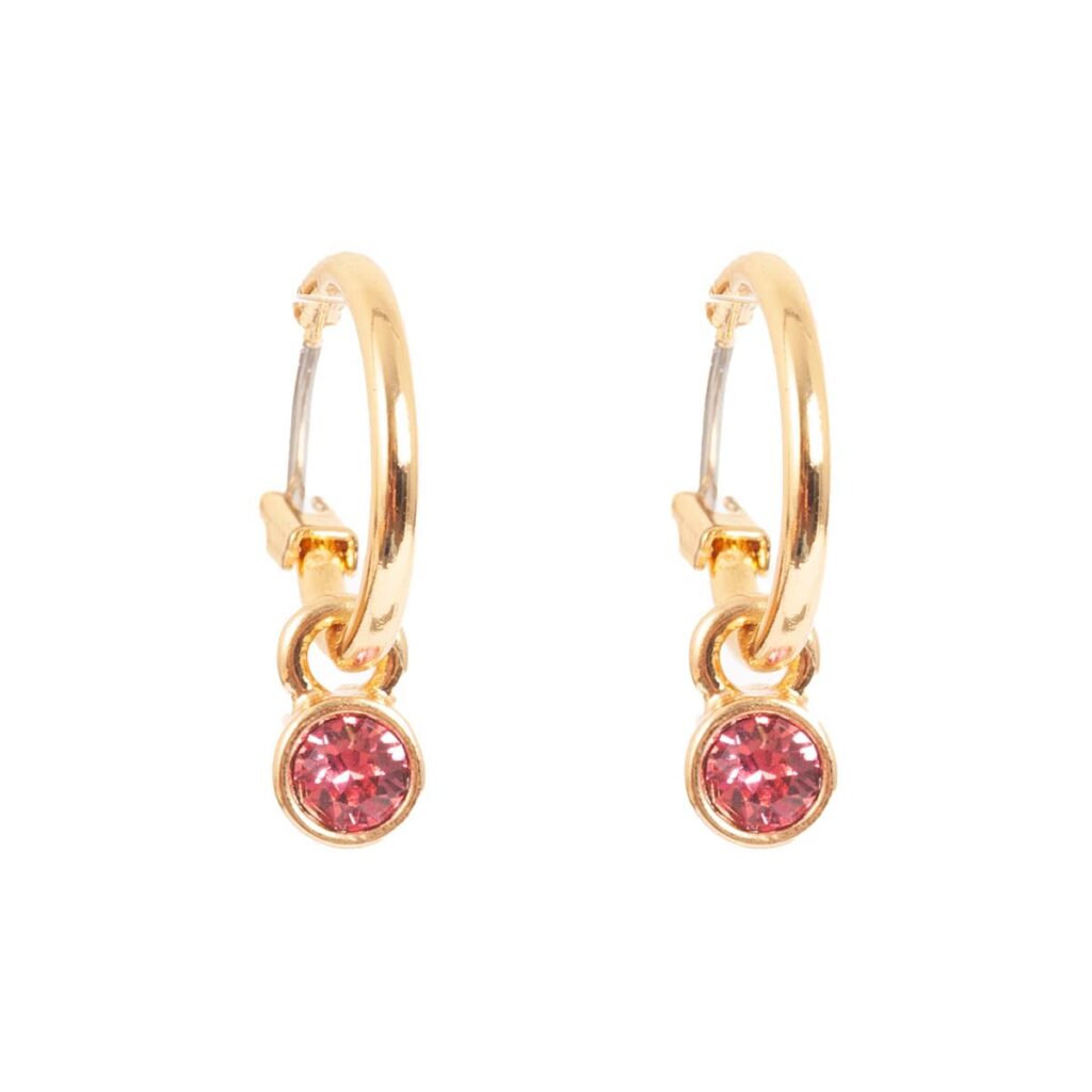 Ørering med Swarovski anheng - Bilde 3