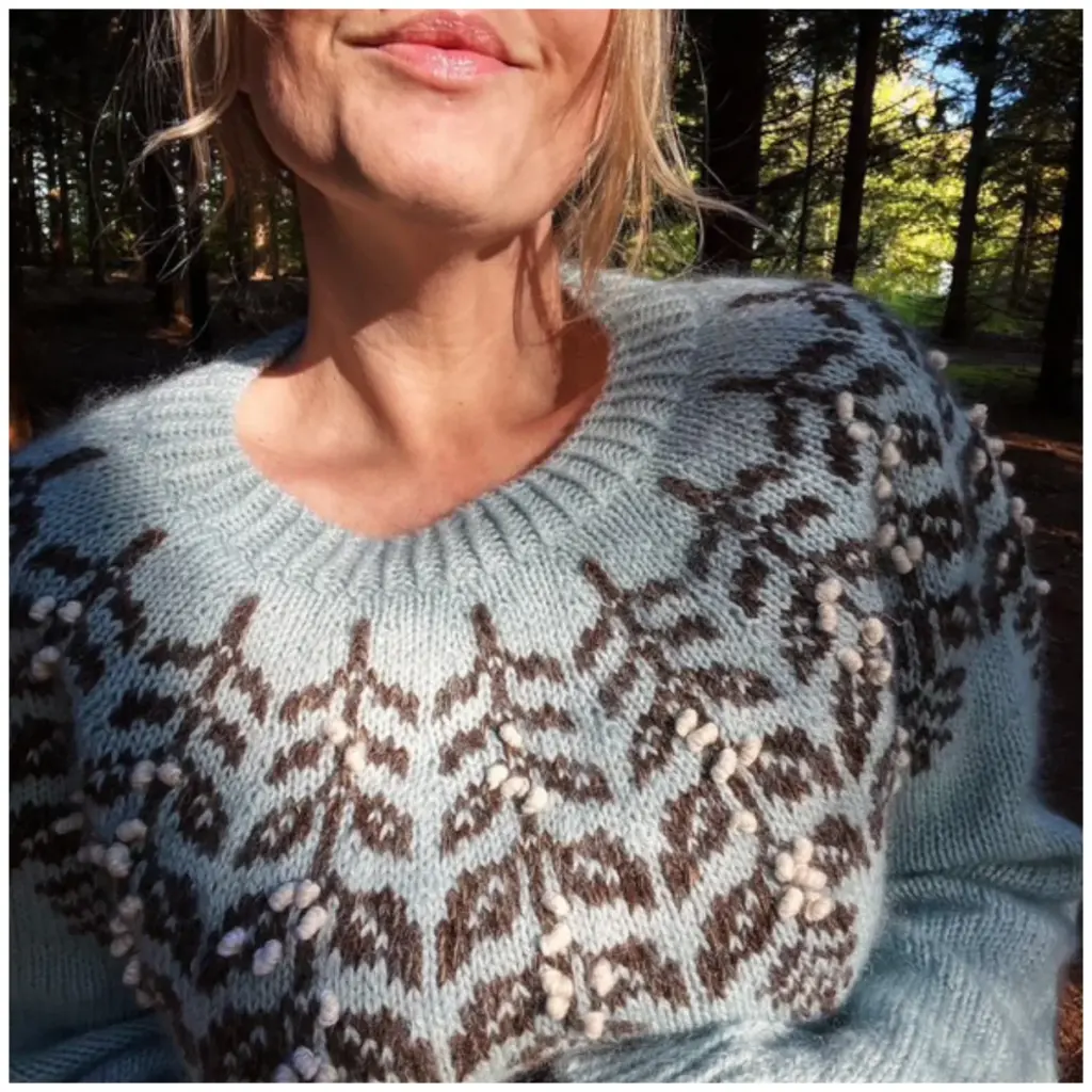 Kristtjørn Christmas Sweater av Hanne Rimmen - Bilde 3