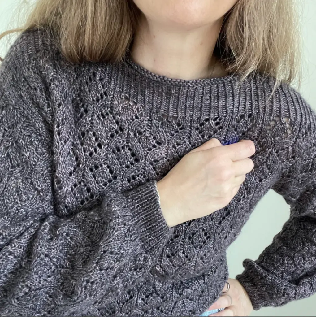 Anna Olava Genser av Hettestrikk - Bilde 2