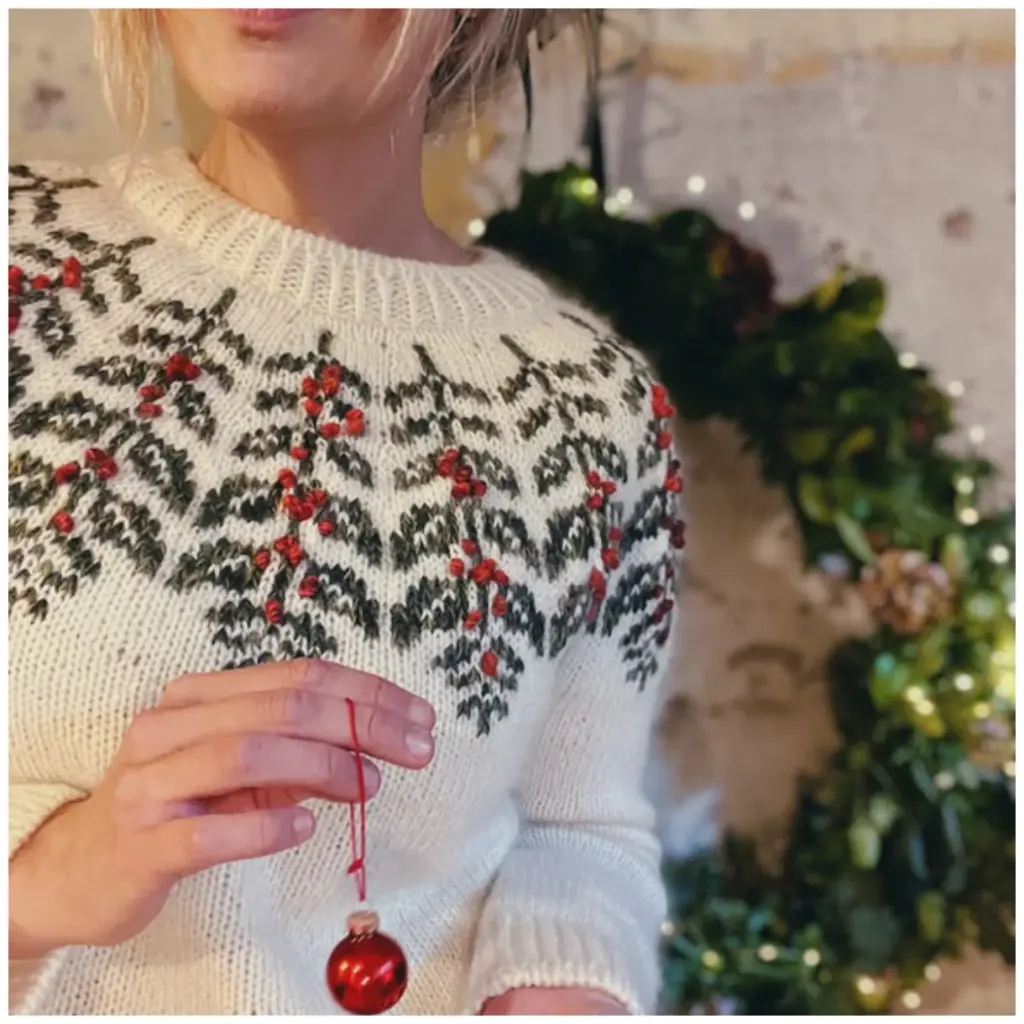 Kristtjørn Christmas Sweater av Hanne Rimmen - Bilde 9