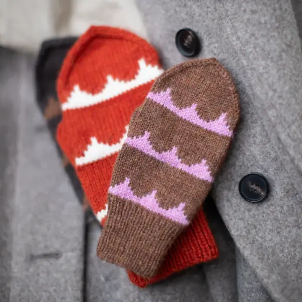 Robinia Mittens til barn av Anne Ventzel