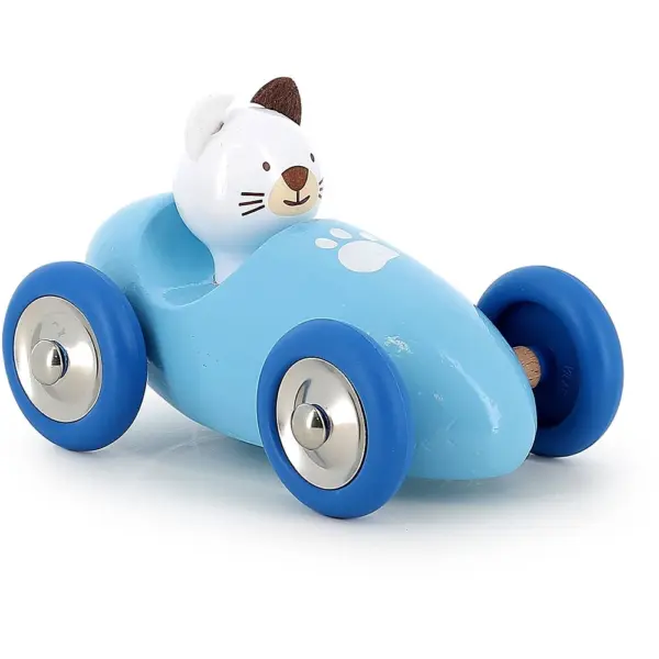 Bil med katten Mariette