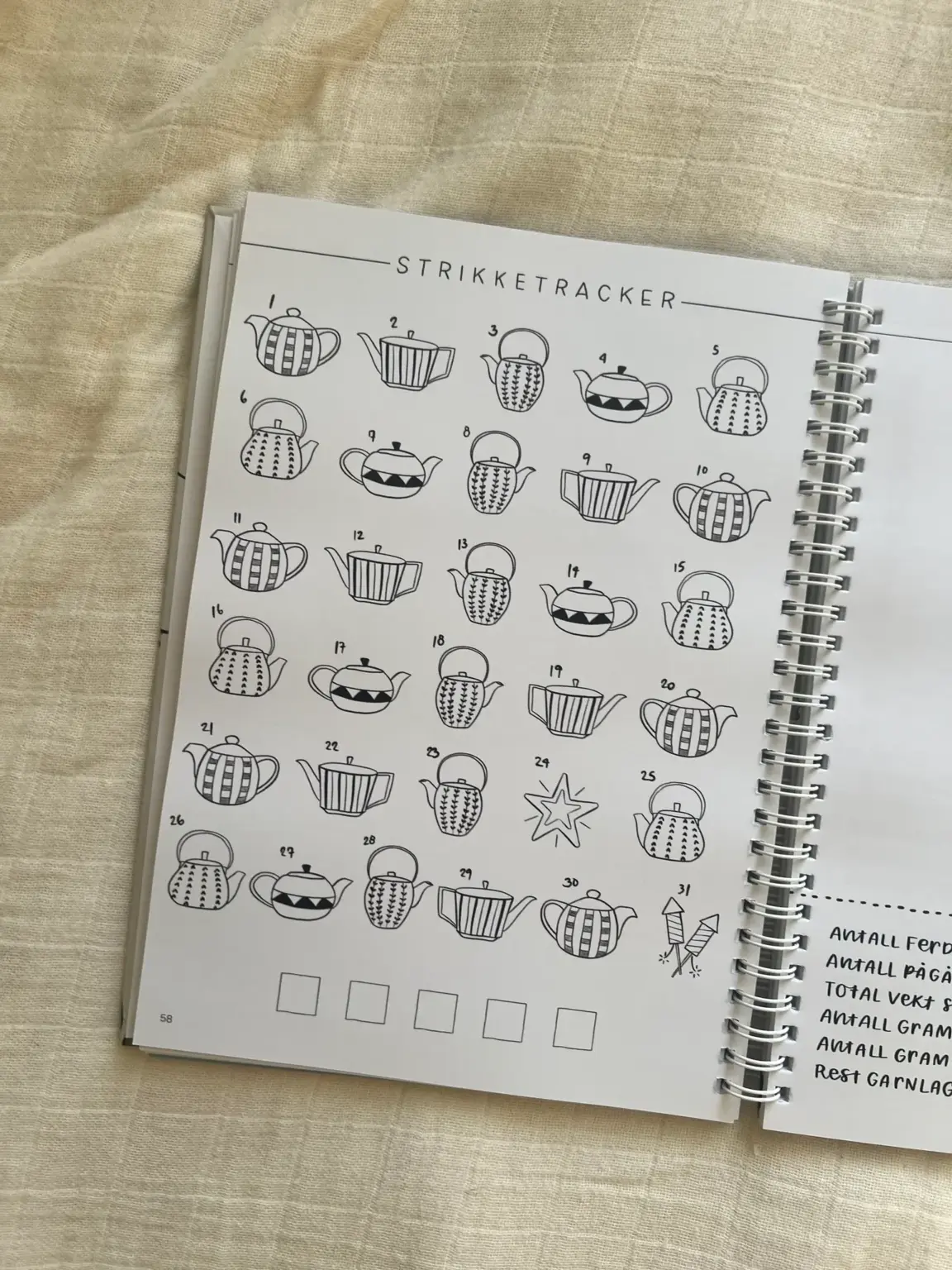 The Bullet Journal for Knitters 2025 - Bilde 9