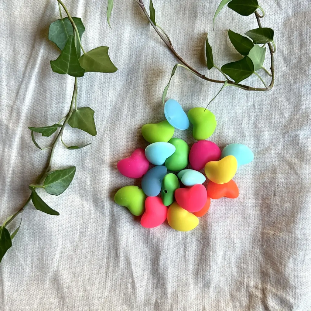Mauds Maskestopper - Hjerte 3D (neon) - Bilde 3