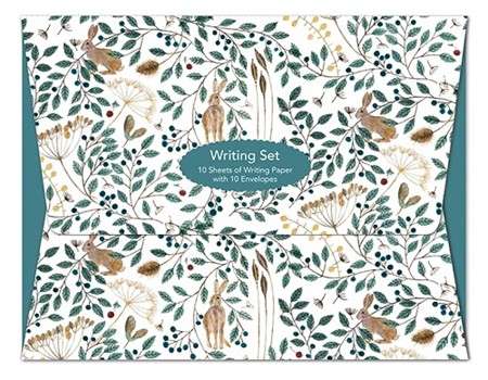Brevpapir - Hares & berries