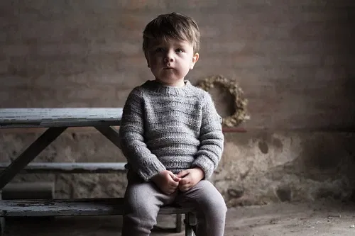 Basic baby sweater fra CaMaRose