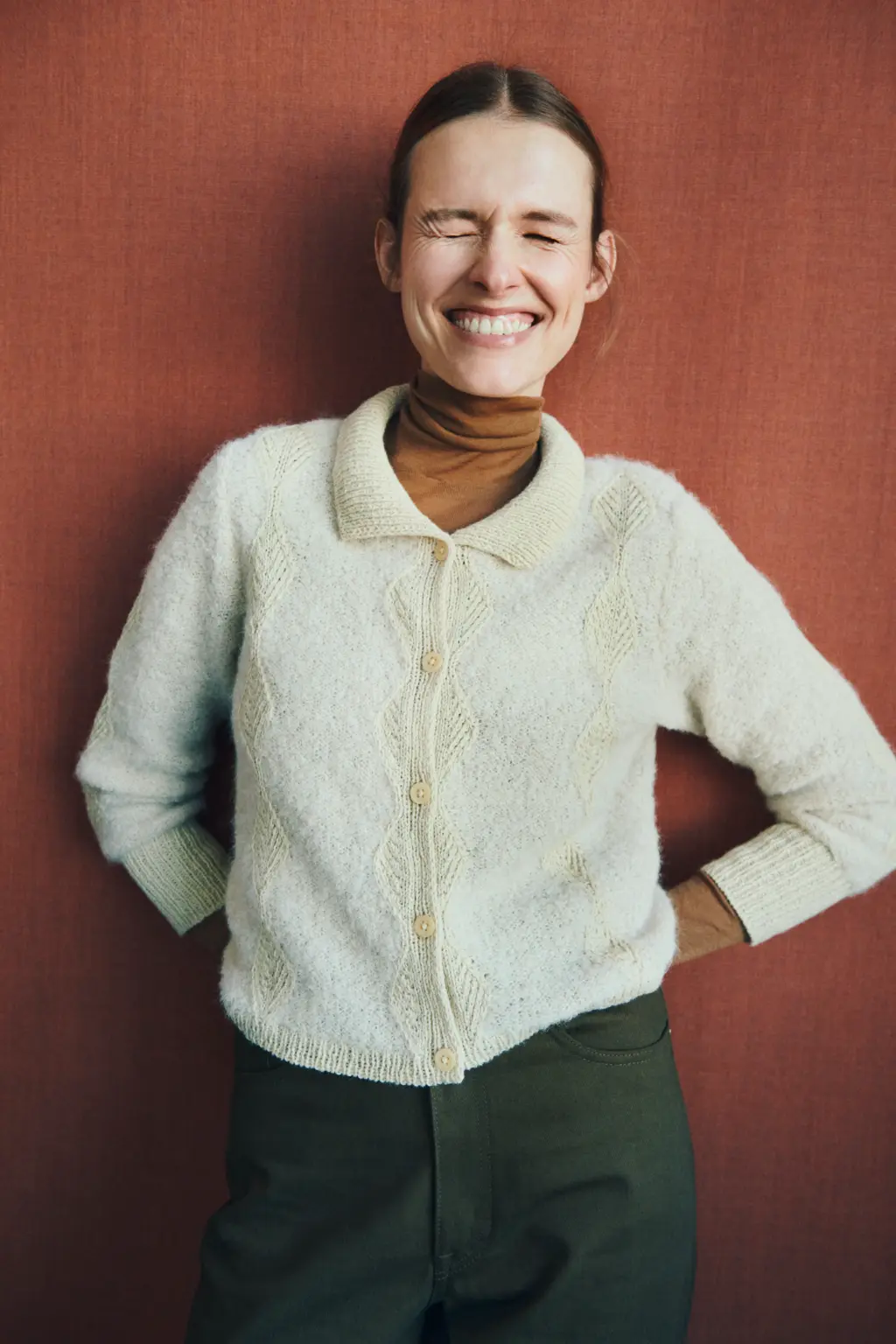Otti Cardigan av Helga Isager