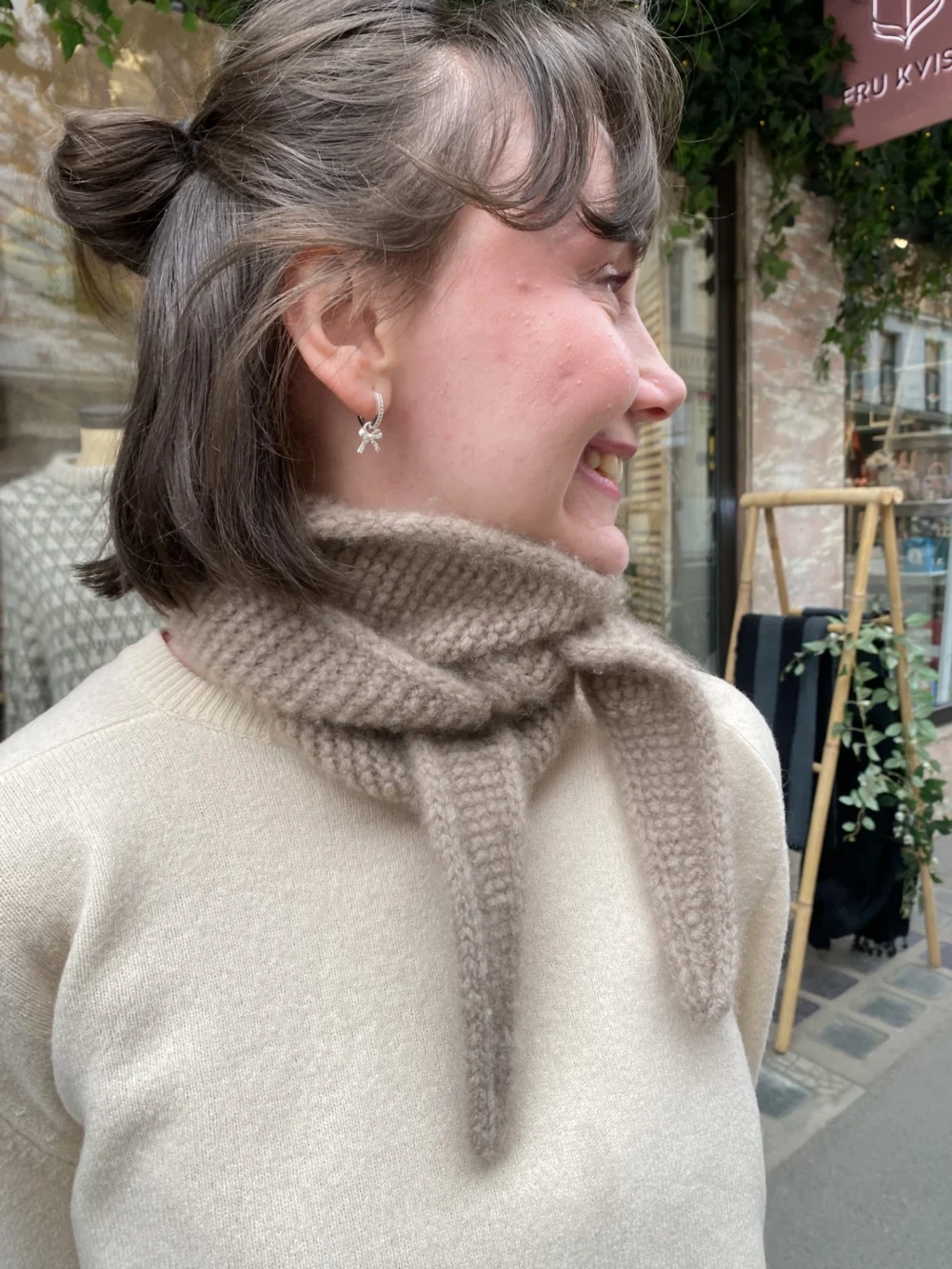 Sophie Scarf i Lang Yarns Cashmere Light