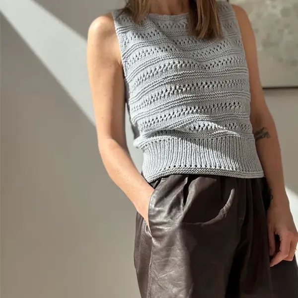 Lacey Loop Top av Other Loops I Pure silk
