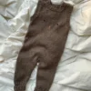 Teddy Pants brun hel flat