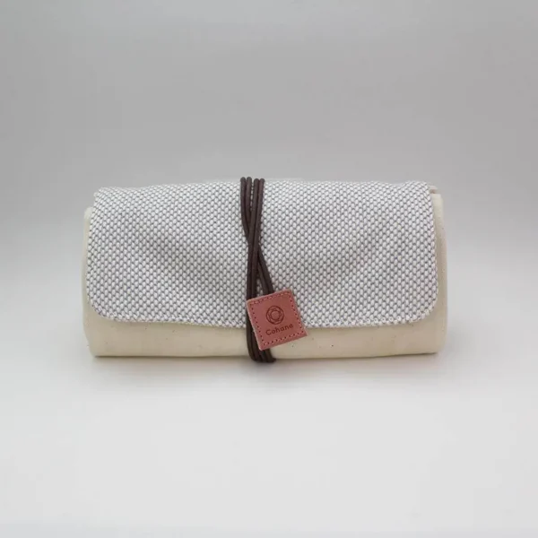 Cohana Mikawa oppbevaringsmappe natur/rosa