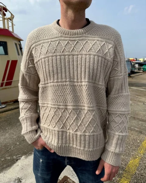 Ingrid Sweater Man av PetiteKnit