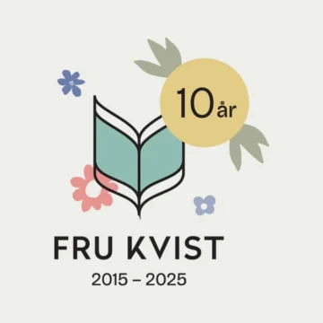 Fru Kvist 10 år - logo