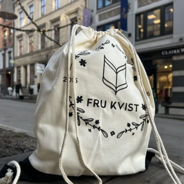 Fru Kvist 10 år drawstring bag stor / sekk