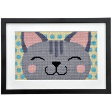 Fru Zippe Broderi Bilde Catastic Grey