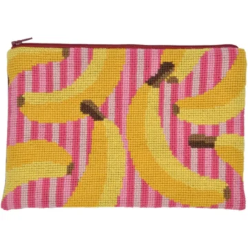 Fru Zippe Broderi Clutch go bananas!