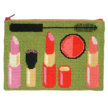 Fru Zippe Broderi Clutch make_up