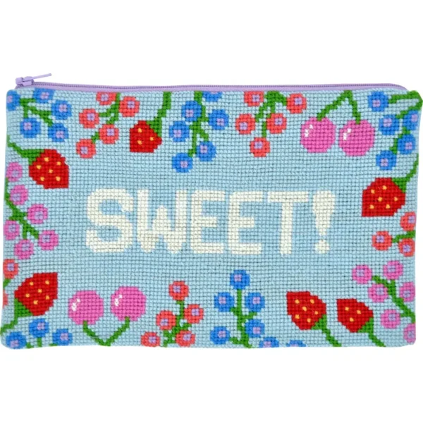 Fru Zippe Broderi Clutch sweet summer