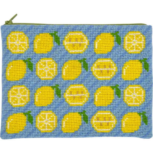 Fru Zippe Broderi Clutch when life gives you lemons