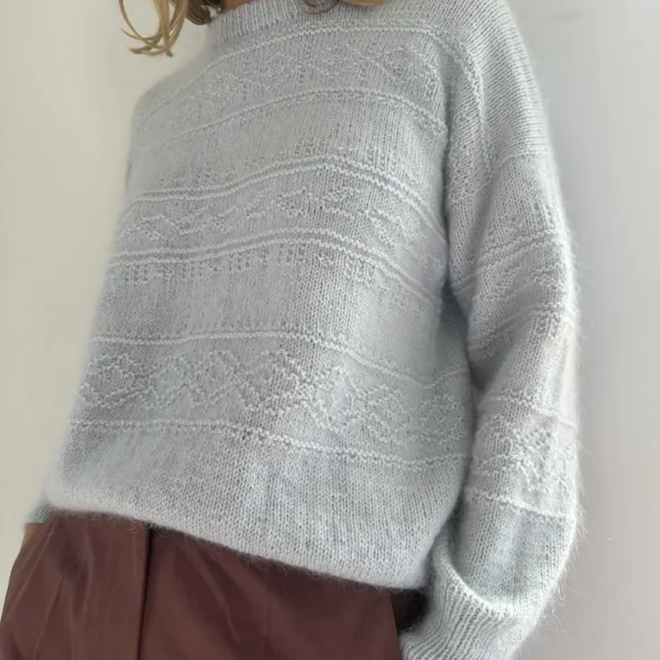 Lene Holme Samsøe Porcelain Damask Sweater produktbilde
