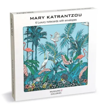 Notecards pakke med 6 kort: Jungle Mint