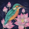 Notecards pakke med 6 kort: Kingfisher