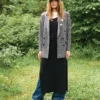Sandnes Garn Emmerson Dress Sunady og Tynn Silk Mohair Svart med jakke