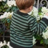 Sandnes Garn South Sweater Junior, grønn versjon, rygg