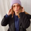 Sandnes Garn Must-Have Beanie ensfarget lilla