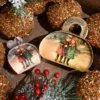 Hjertesåpe / såpestykke - White Christmas (miljøbilde)