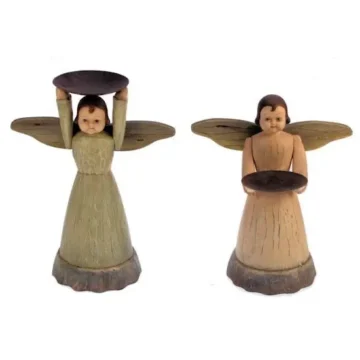 Engel med telysholder