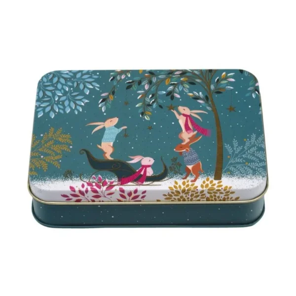 Sara Miller boks med vintermotiv