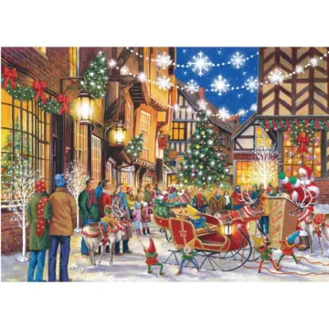 Puslespill 500 brikker Santa Switch On
