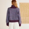South Sweater fra Sandnes Garn, i Peer Gynt og Tynn Silk Mohair, bakfra