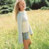Sandnes Garn Vollan Sweater, lys blå versjon