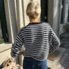Olga Blouse av PetiteKnit I Cardiff Cashmere Classic rygg