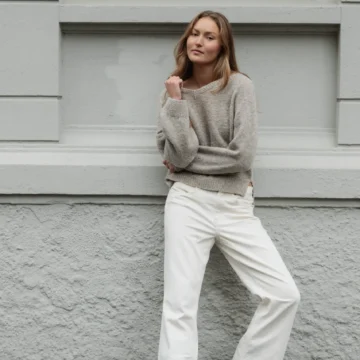 Basis no 1 av Augustins, strikket i Hillesvåg Sol