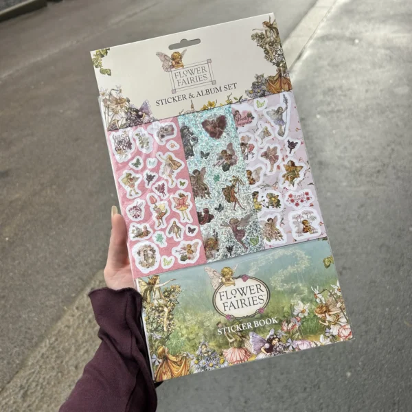 Flower Fairies klistremerker og klistremerkebok