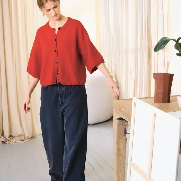 Sandnes Garn Lia Cardigan i Double Sunday