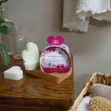 Hjertesåper 3x20 g - Summer Rose